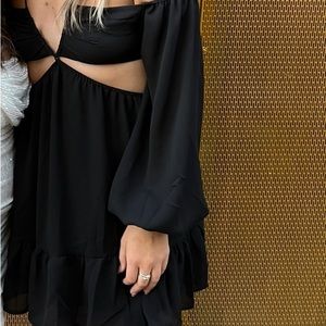 Princess Polly black cutout dress